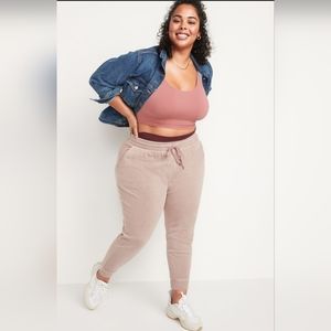 Old Navy Mid-Rise Vintage Street Jogger Sweatpants for Women Dusted Chocolate